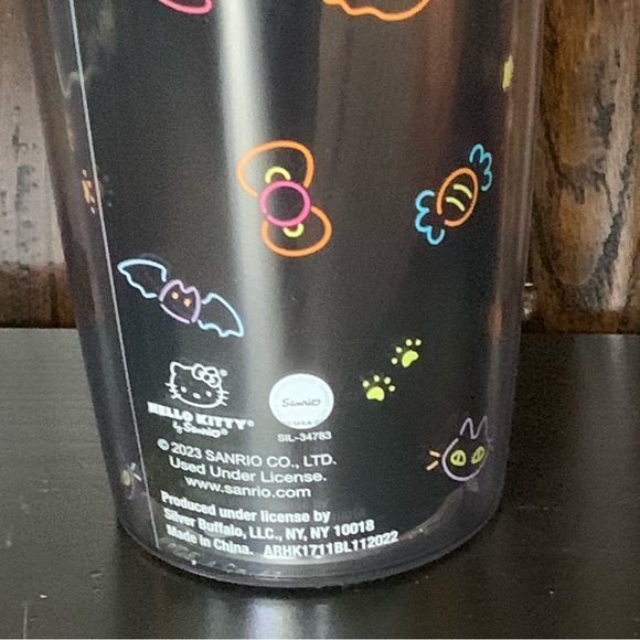 Hello Kitty Cat Burglar Halloween Tumbler - Jack O’Lantern Candy Ghost Eyeball - Picture 13 of 14